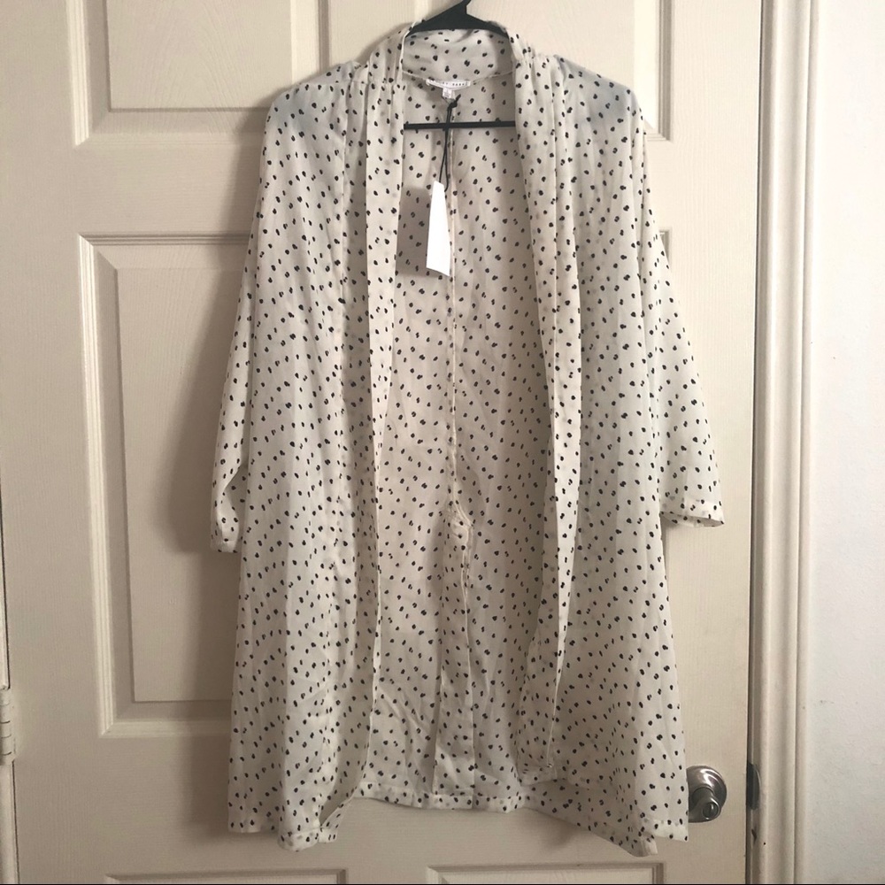 emory park white aysha duster kimono